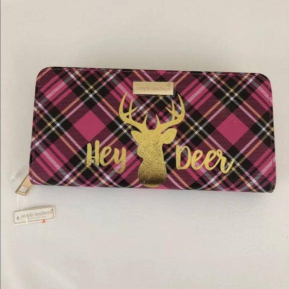 Simply Southern Handbags - New  Simply Southern Hey Deer Wallet  NWT